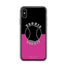 Load image into Gallery viewer, Tennis iPhone Case (Black &amp; Pink 5)