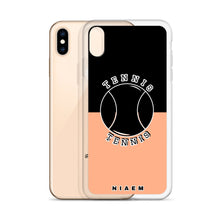Load image into Gallery viewer, Tennis iPhone Case (Black &amp; Orange 2)