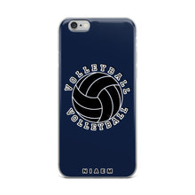 Load image into Gallery viewer, Volleyball iPhone Case (Navy)