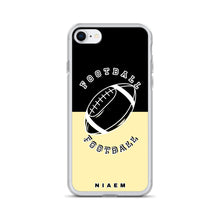 Load image into Gallery viewer, American Football iPhone Case (Black &amp; Yellow 2)
