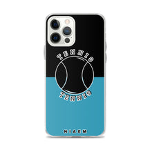 Load image into Gallery viewer, Tennis iPhone Case (Black &amp; Blue)