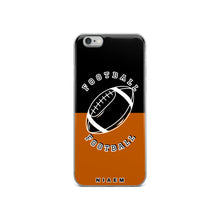 Load image into Gallery viewer, American Football iPhone Case (Black &amp; Brown 1)