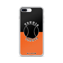 Load image into Gallery viewer, Tennis iPhone Case (Black &amp; Orange)