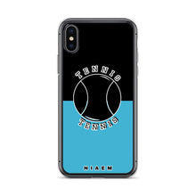 Load image into Gallery viewer, Tennis iPhone Case (Black &amp; Blue 7)