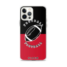 Load image into Gallery viewer, American Football iPhone Case (Black &amp; Red)
