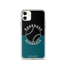 Load image into Gallery viewer, Baseball iPhone Case (Black &amp; Blue 4)