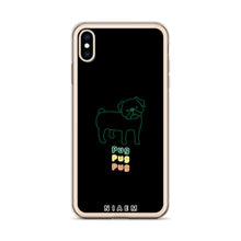 Load image into Gallery viewer, Green Pug iPhone Case