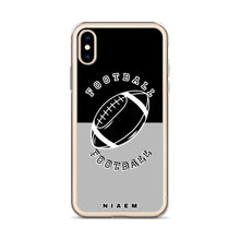 Load image into Gallery viewer, American Football iPhone Case (Black &amp; Grey 2)