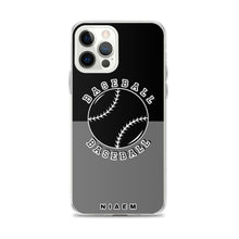 Load image into Gallery viewer, Baseball iPhone Case (Black &amp; Grey)