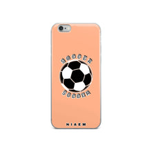 Load image into Gallery viewer, Soccer iPhone Case (Orange 2)