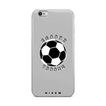 Load image into Gallery viewer, Soccer iPhone Case (Grey 2)