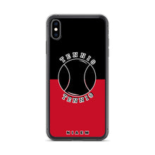 Load image into Gallery viewer, Tennis iPhone Case (Black &amp; Red)