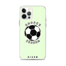 Load image into Gallery viewer, Soccer iPhone Case (Green 2)