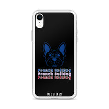 Load image into Gallery viewer, Blue French Bulldog iPhone Case