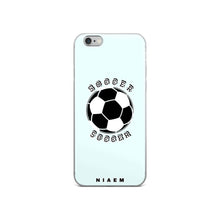 Load image into Gallery viewer, Soccer iPhone Case (Blue 5)