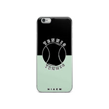 Load image into Gallery viewer, Tennis iPhone Case (Black &amp; Green 5)