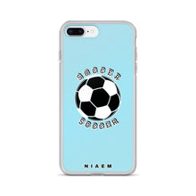 Load image into Gallery viewer, Soccer iPhone Case (Blue 6)
