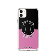 Load image into Gallery viewer, Tennis iPhone Case (Black &amp; Pink 1)