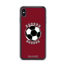 Load image into Gallery viewer, Soccer iPhone Case (Red 2)