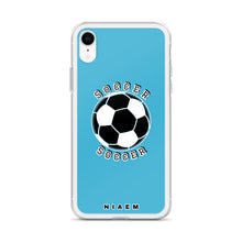 Load image into Gallery viewer, Soccer iPhone Case (Blue 7)