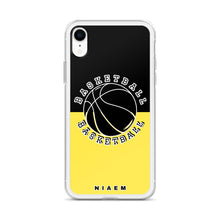 Load image into Gallery viewer, Basketball iPhone Case (Black &amp; Yellow 1)