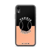 Load image into Gallery viewer, Tennis iPhone Case (Black &amp; Orange 2)