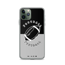 Load image into Gallery viewer, American Football iPhone Case (Black &amp; Grey 2)