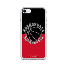 Load image into Gallery viewer, Basketball iPhone Case (Black &amp; Red)