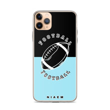 Load image into Gallery viewer, American Football iPhone Case (Black &amp; Blue 6)