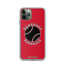 Load image into Gallery viewer, Baseball iPhone Case (Red)