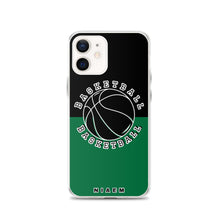 Load image into Gallery viewer, Basketball iPhone Case (Black &amp; Green 1)