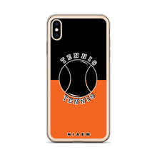 Load image into Gallery viewer, Tennis iPhone Case (Black &amp; Orange)