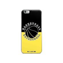 Load image into Gallery viewer, Basketball iPhone Case (Black &amp; Yellow 1)