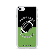 Load image into Gallery viewer, American Football iPhone Case (Black &amp; Green)