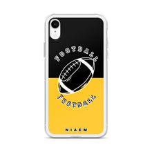 Load image into Gallery viewer, American Football iPhone Case (Black &amp; Yellow)