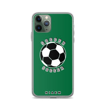 Load image into Gallery viewer, Soccer iPhone Case (Green 1)