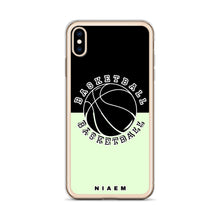 Load image into Gallery viewer, Basketball iPhone Case (Black &amp; Green 2)
