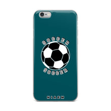 Load image into Gallery viewer, Soccer iPhone Case (Blue 4)