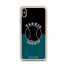 Load image into Gallery viewer, Tennis iPhone Case (Black &amp; Blue 4)