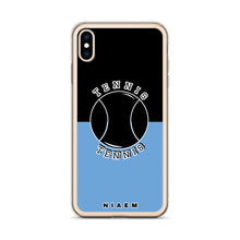Load image into Gallery viewer, Tennis iPhone Case (Black &amp; Blue 1)