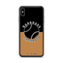 Load image into Gallery viewer, Baseball iPhone Case (Black &amp; Nude)