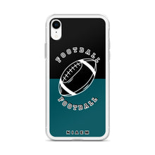 Load image into Gallery viewer, American Football iPhone Case (Black &amp; Blue 4)