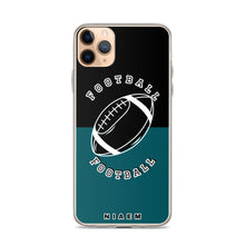 Load image into Gallery viewer, American Football iPhone Case (Black &amp; Blue 4)