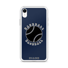 Load image into Gallery viewer, Baseball iPhone Case (Navy)