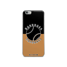 Load image into Gallery viewer, Baseball iPhone Case (Black &amp; Nude)