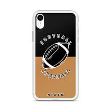 Load image into Gallery viewer, American Football iPhone Case (Black &amp; Nude)