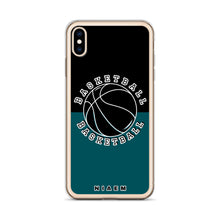 Load image into Gallery viewer, Basketball iPhone Case (Black &amp; Blue 4)