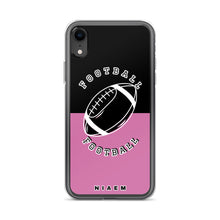 Load image into Gallery viewer, American Football iPhone Case (Black &amp; Pink 1)