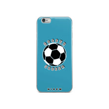 Load image into Gallery viewer, Soccer iPhone Case (Blue)
