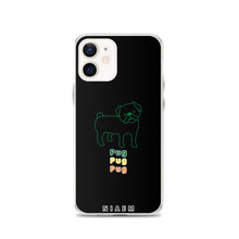 Load image into Gallery viewer, Green Pug iPhone Case